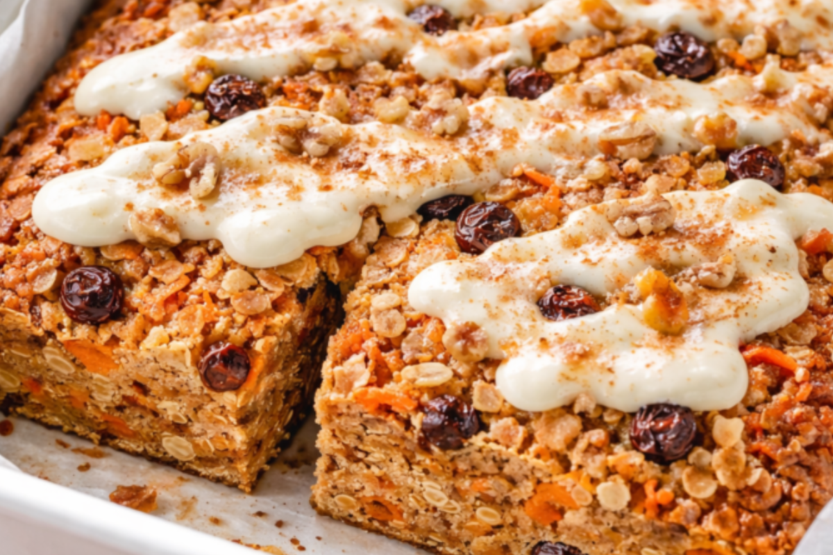 Carrot Cake Baked Oats