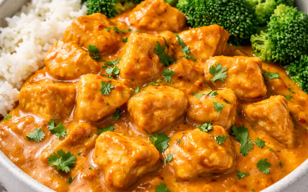 Crockpot Pumpkin Coconut Curry Chicken