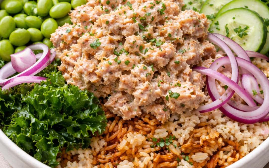 Tuna Salad with Crispy Rice