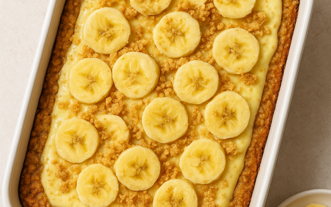 Banana Pudding Baked Oats