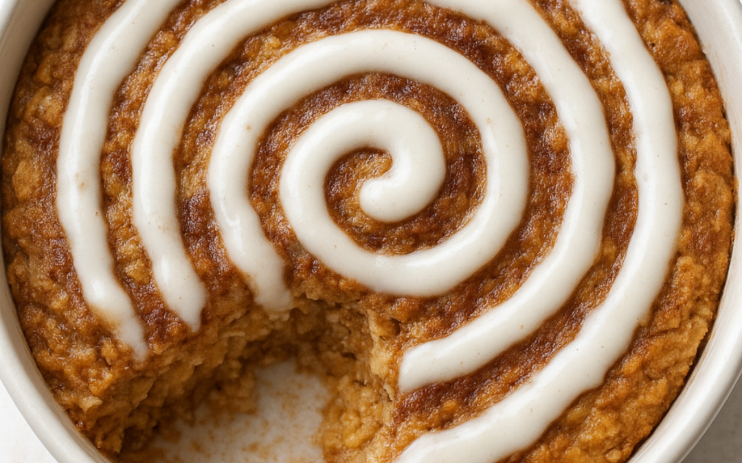 Cinnamon Roll Baked Oats