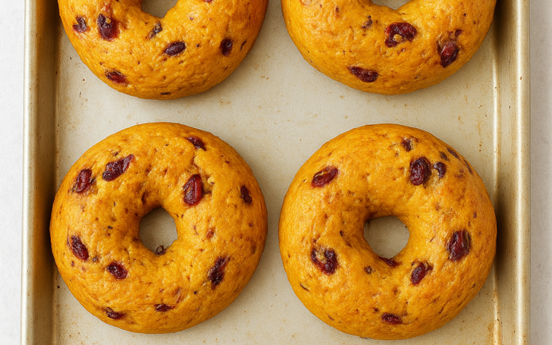 Pumpkin Spice Bagels