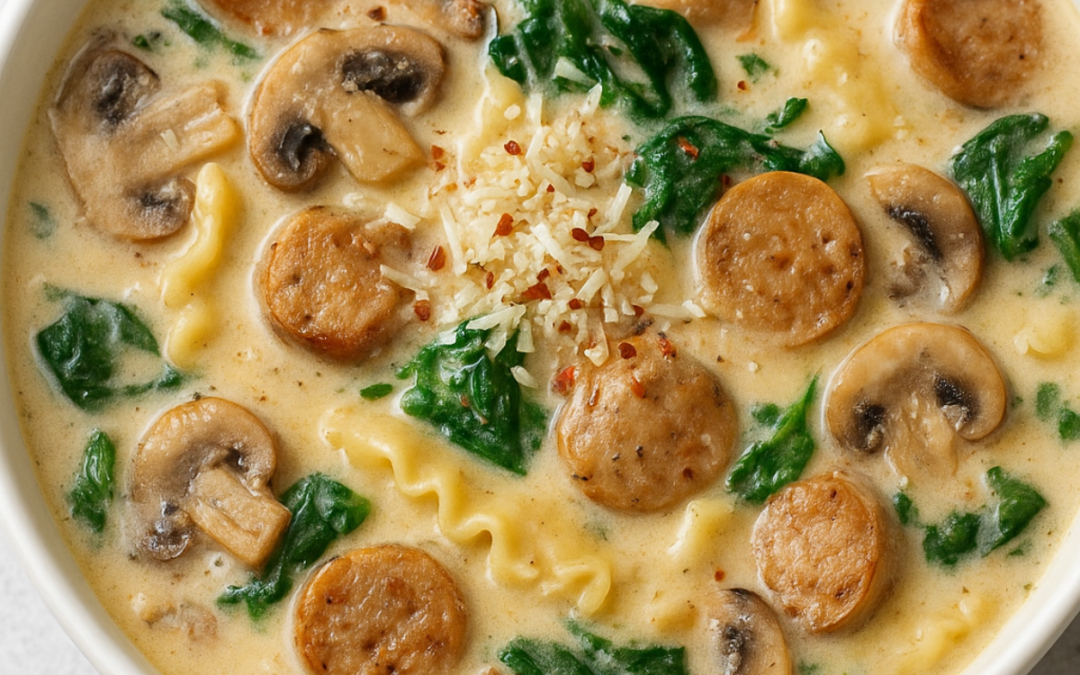 White Lasagna Soup