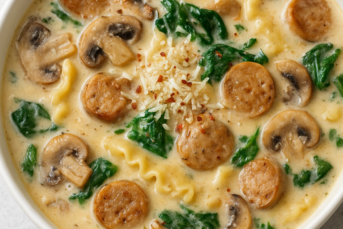 White Lasagna Soup