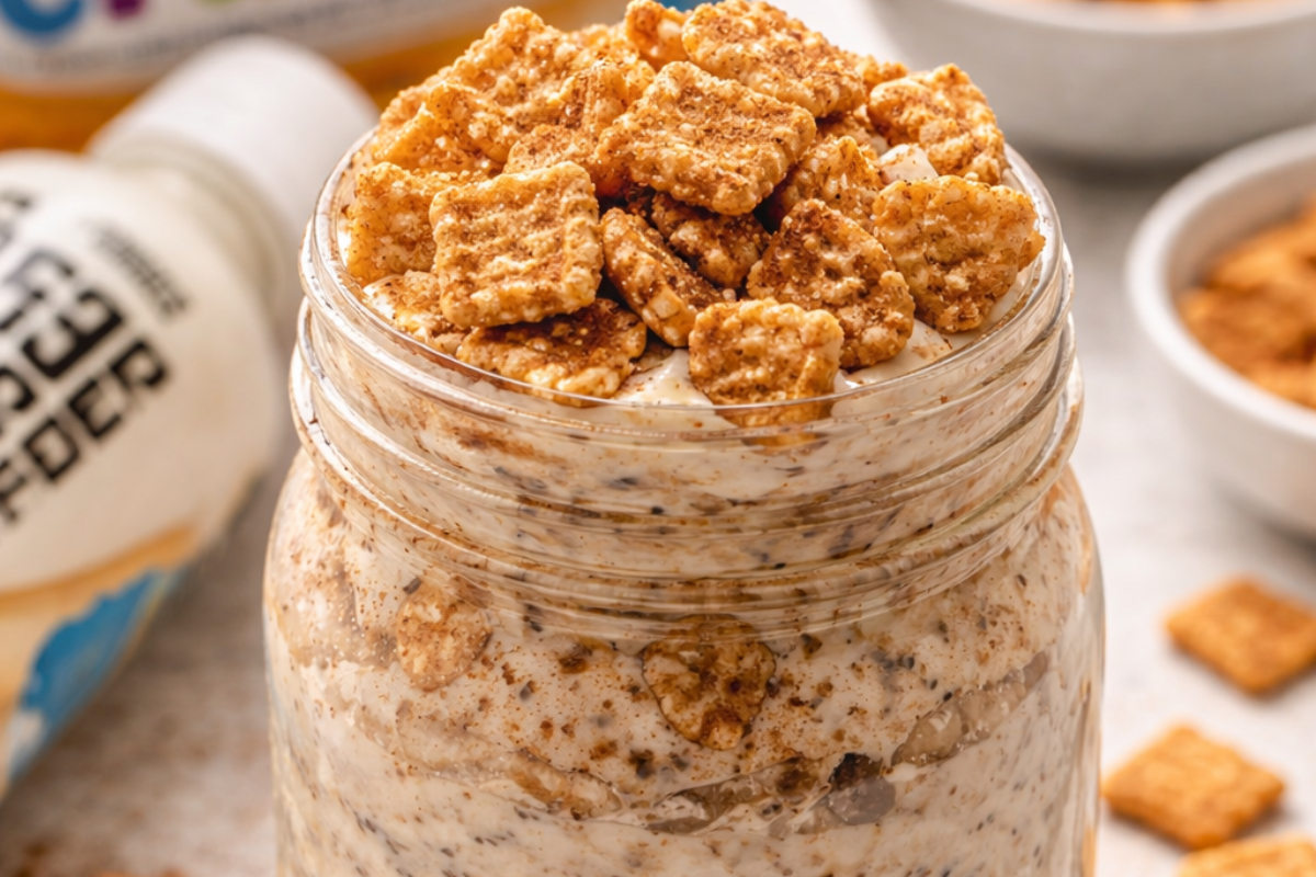 Cinnamon Toast Crunch Overnight Oats