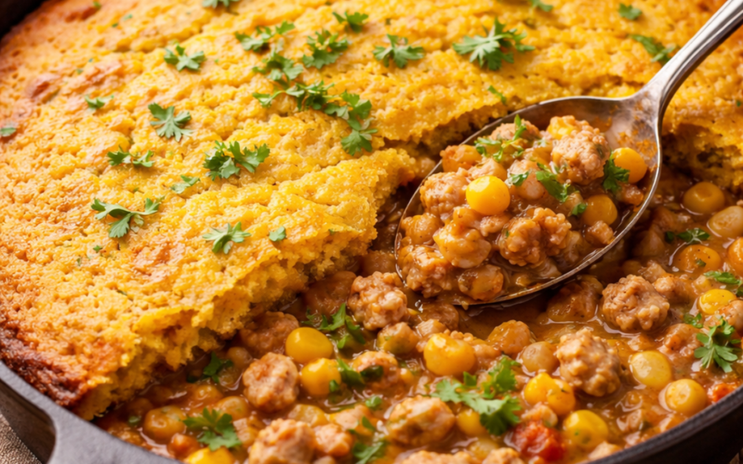 Pumpkin Cornbread Chili