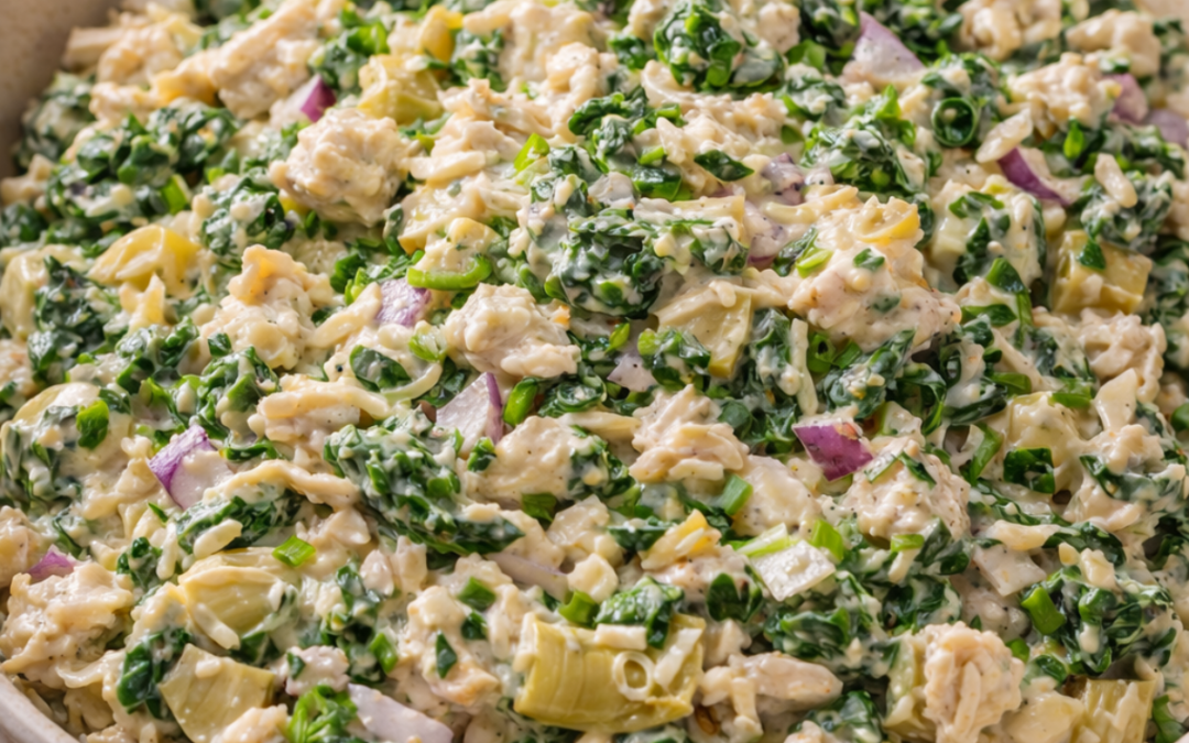Artichoke Dip Chicken Salad