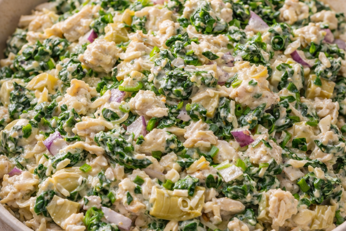 Artichoke Dip Chicken Salad