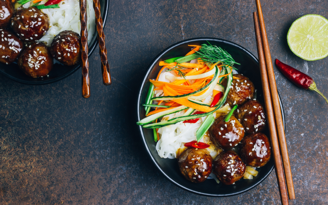 Asian Style Turkey Meatballs