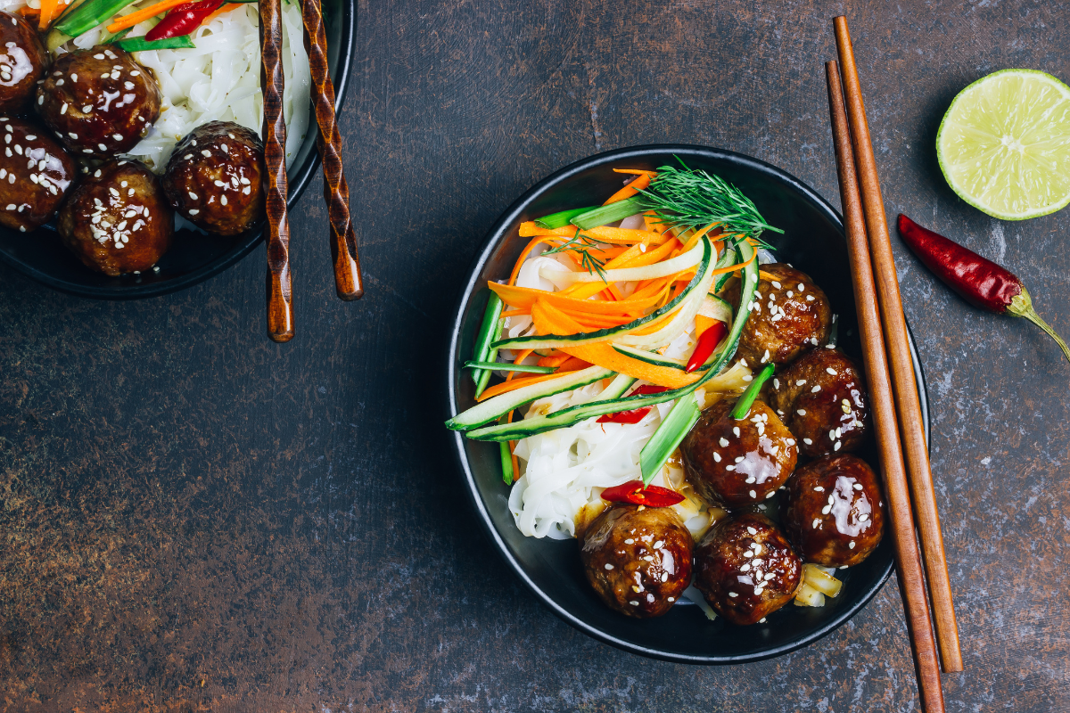 Asian Style Turkey Meatballs
