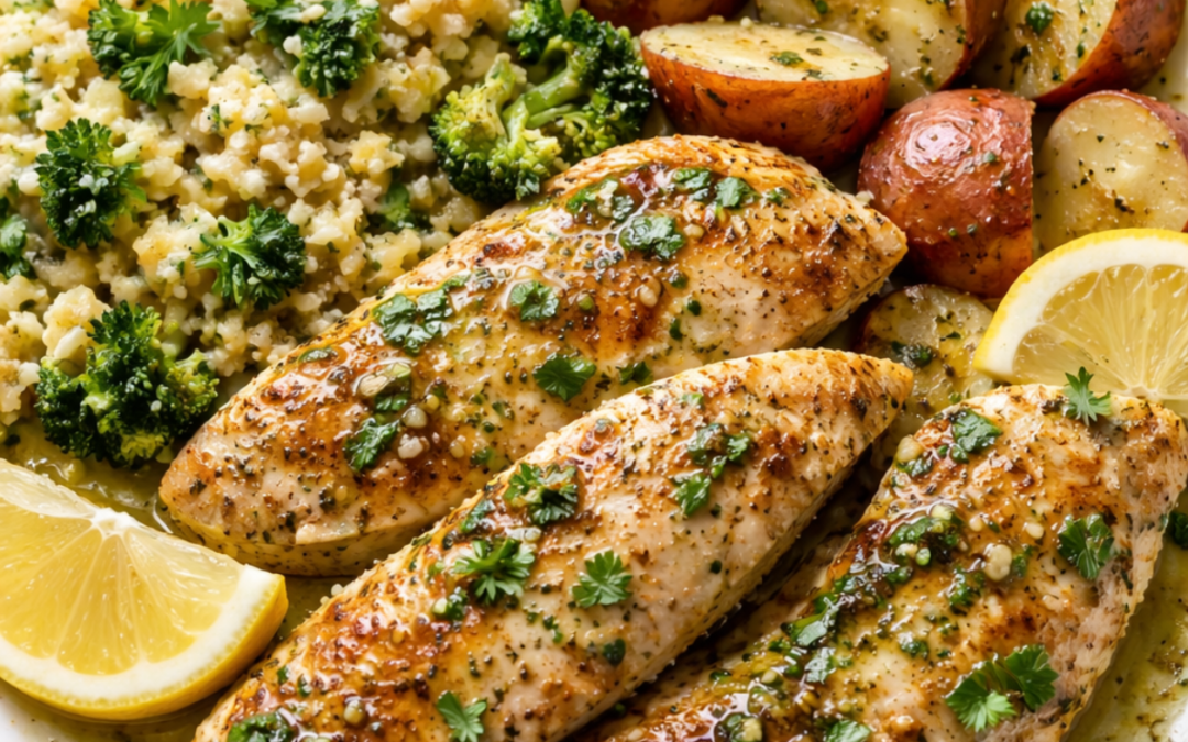 One Pot Creamy Pesto Chicken