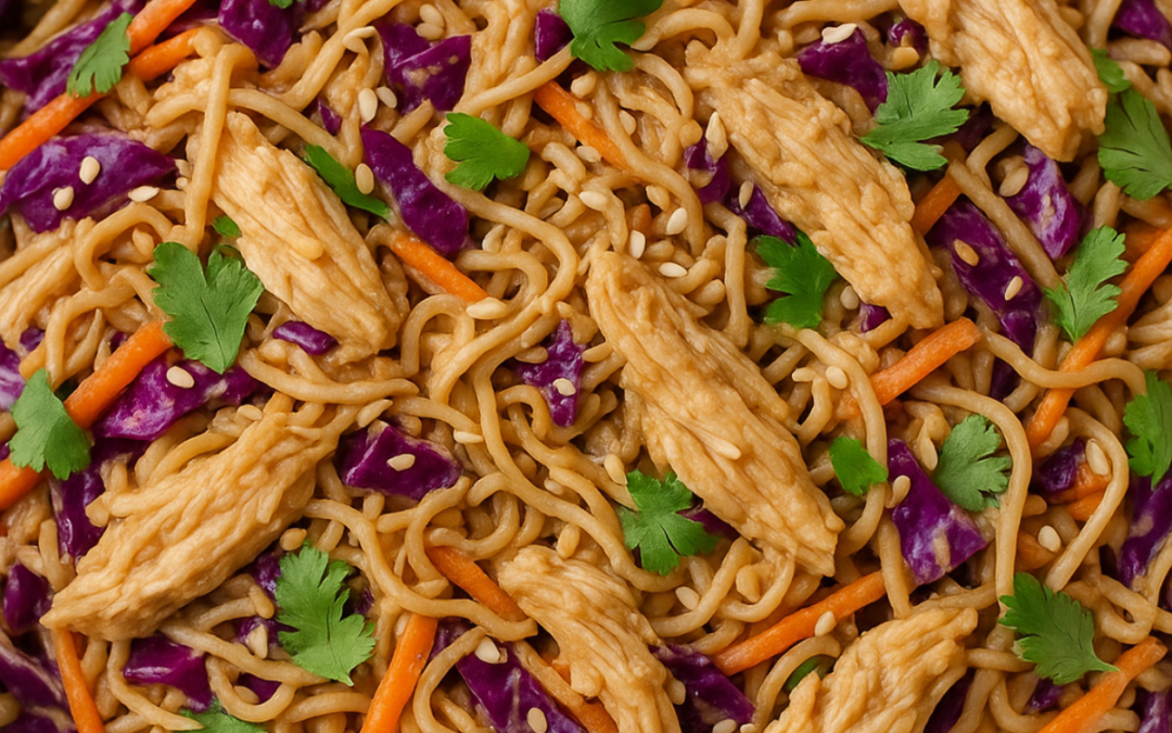 Peanut Chicken Ramen Salad