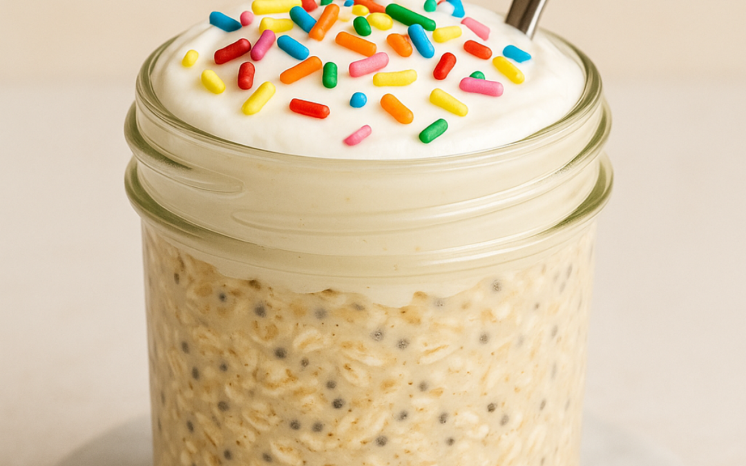 Birthday Cake Overnight Oats