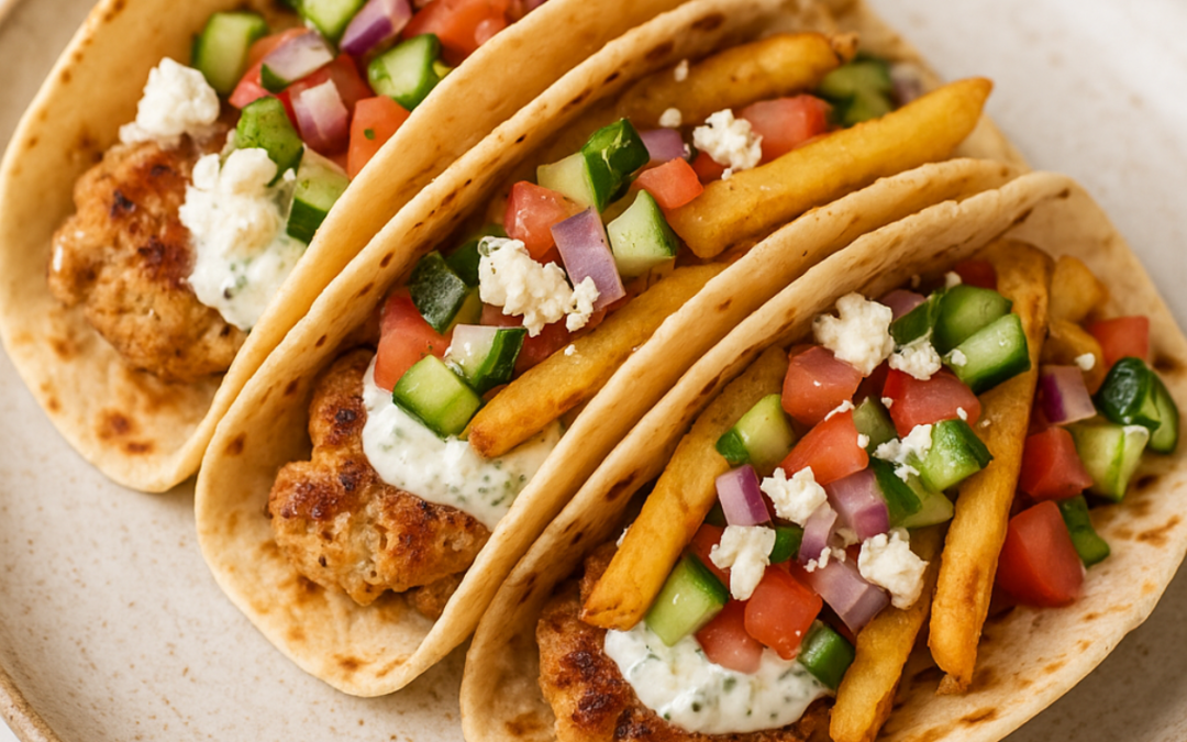 Greek Smash Tacos