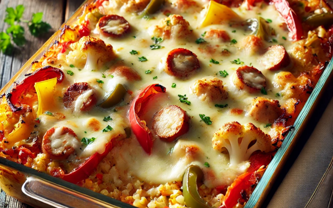 Sausage & Peppers Bake