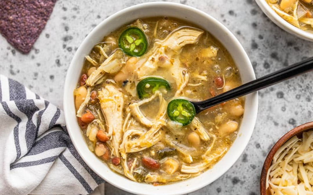 Crockpot White Bean Chicken Chili