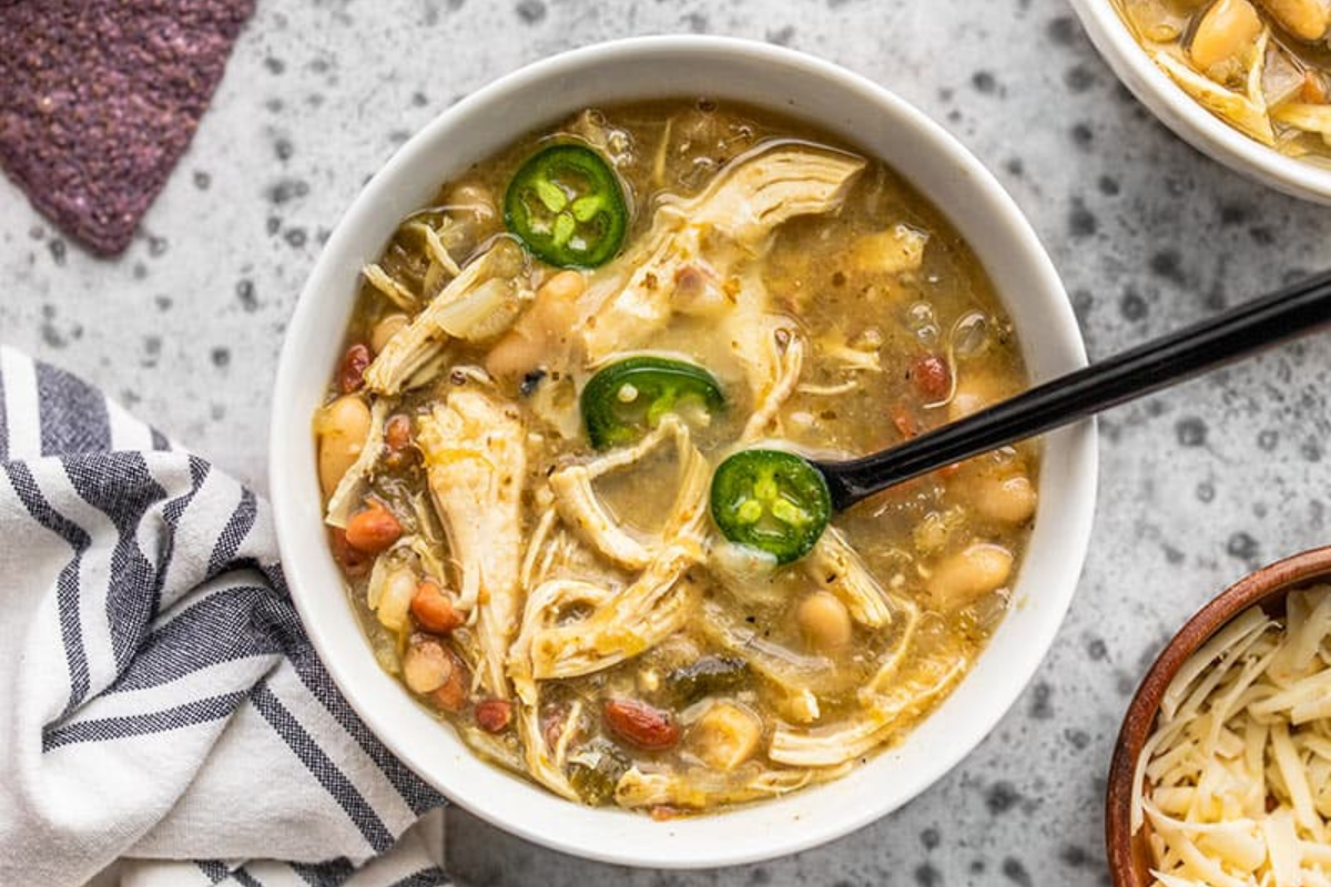 Crockpot White Bean Chicken Chili