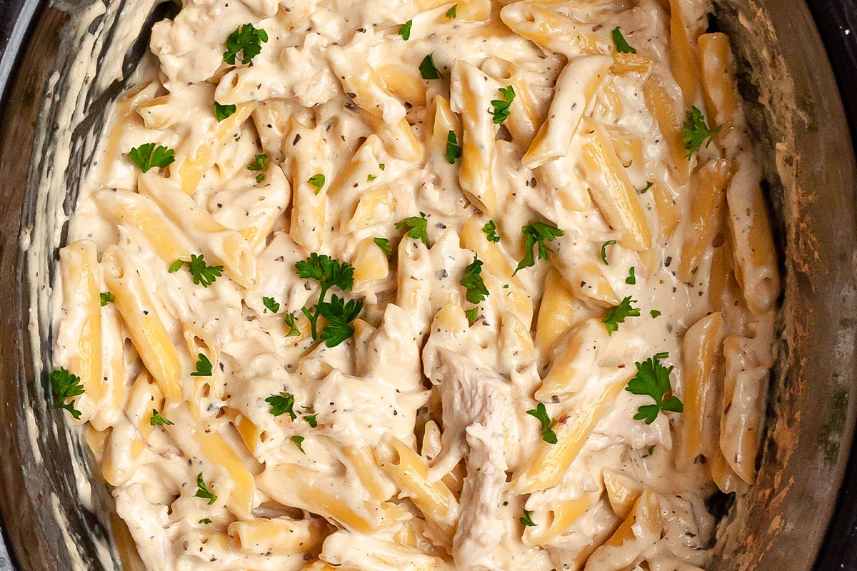 Chicken Alfredo Bake