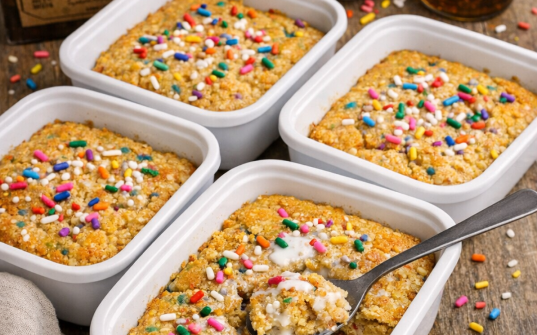 Funfetti Baked Oats