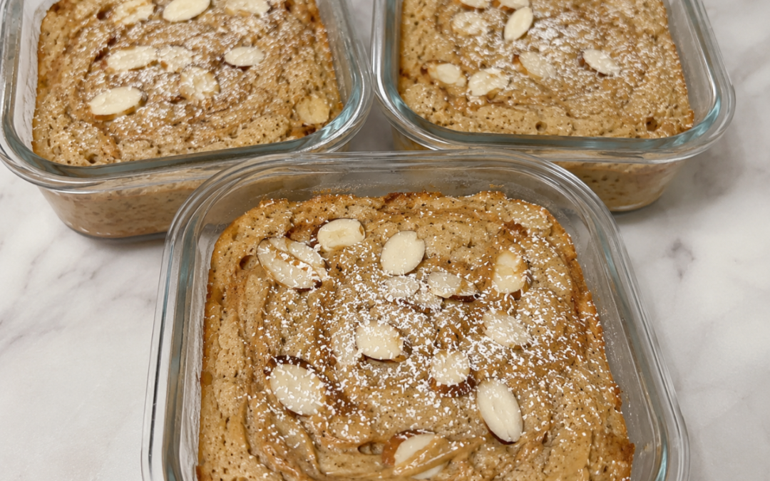 Almond Butter Baked Oats