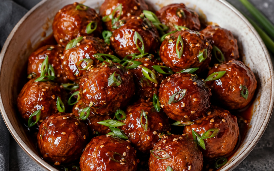 Gochujang Turkey Meatballs