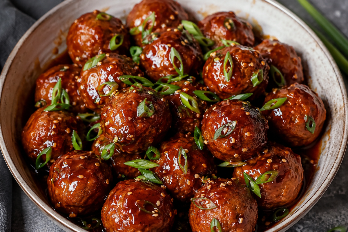 Gochujang Turkey Meatballs