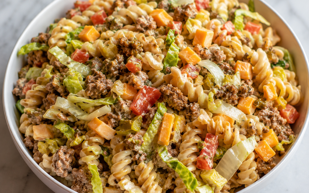 Big Mac Pasta Salad