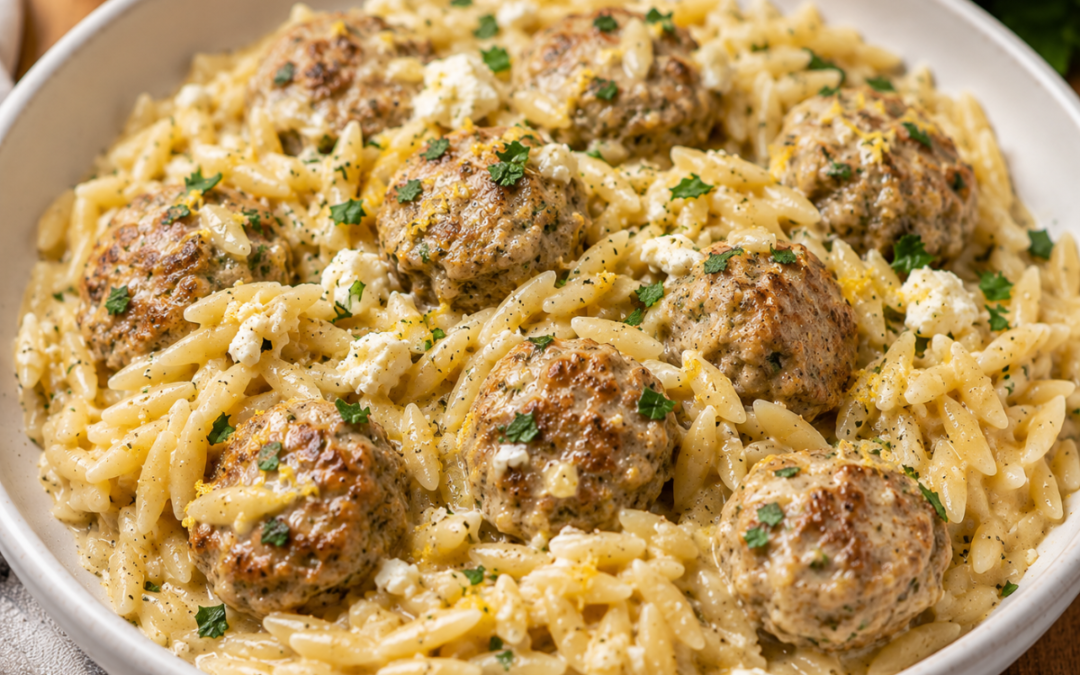 One-Pot Greek Lemon Pasta