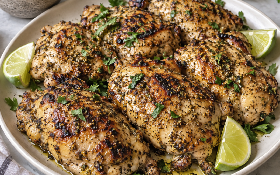 Za’atar Marinated Chicken Thighs