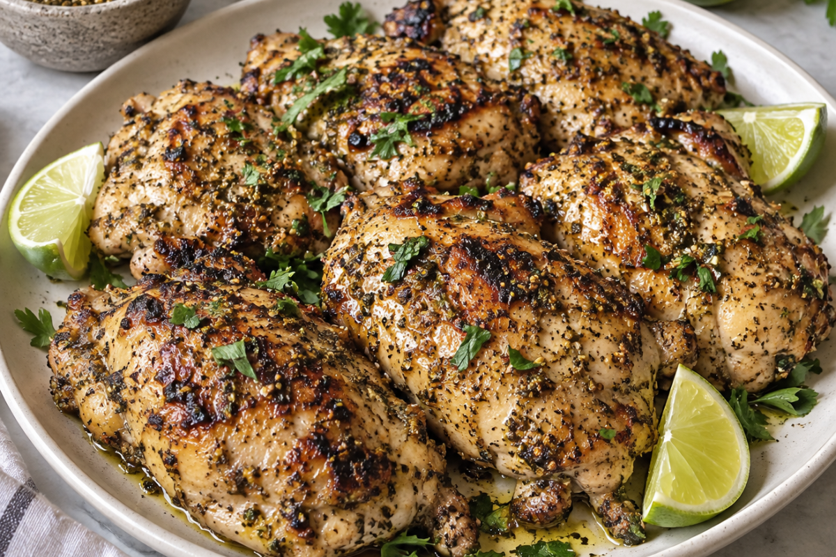 Za’atar Marinated Chicken Thighs
