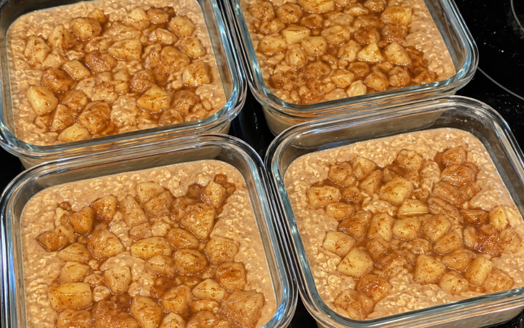 Caramel Apple Pie Baked Oats